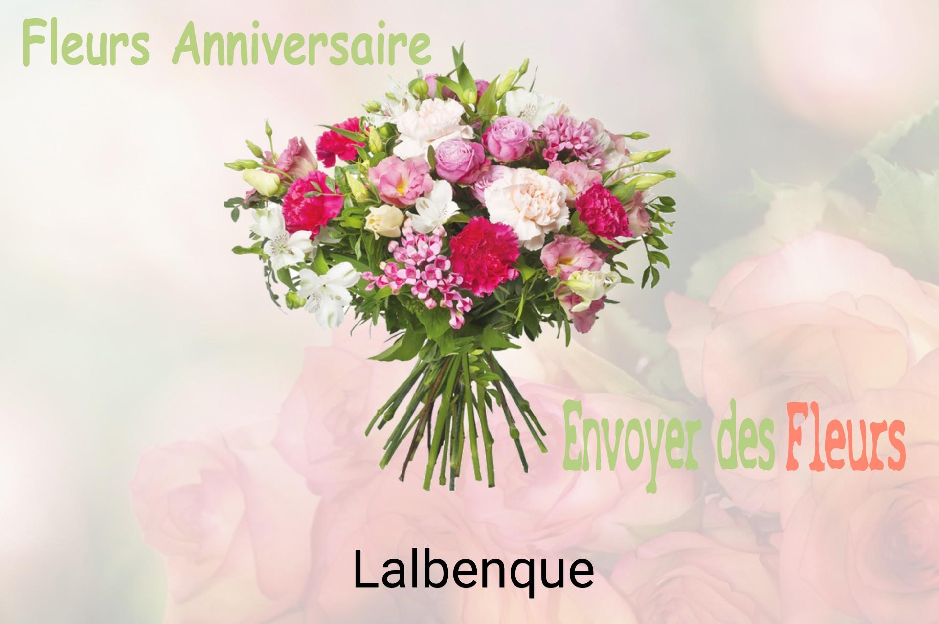 Bouquet de fleurs d’anniversaire livré à Lalbenque
