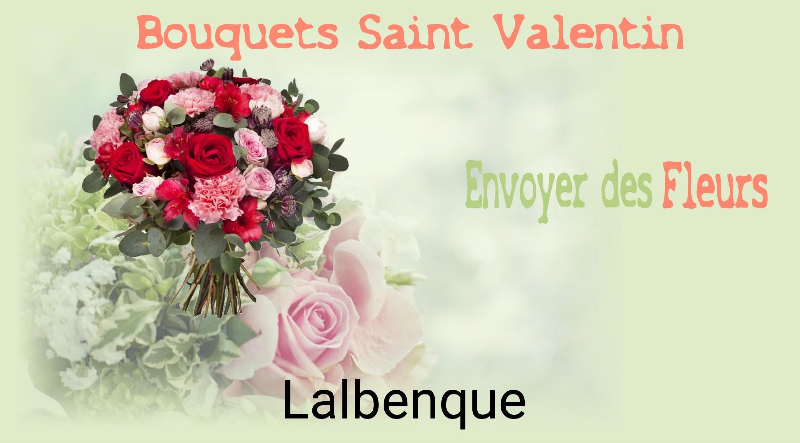 Roses de Saint-Valentin livrées à Lalbenque